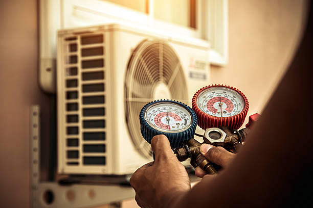 Professional Air Conditioning Service technician working in Paincourtville, LA